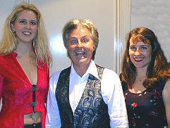 Brooke Leal, Keith Glass and Audrey Auld backstage
